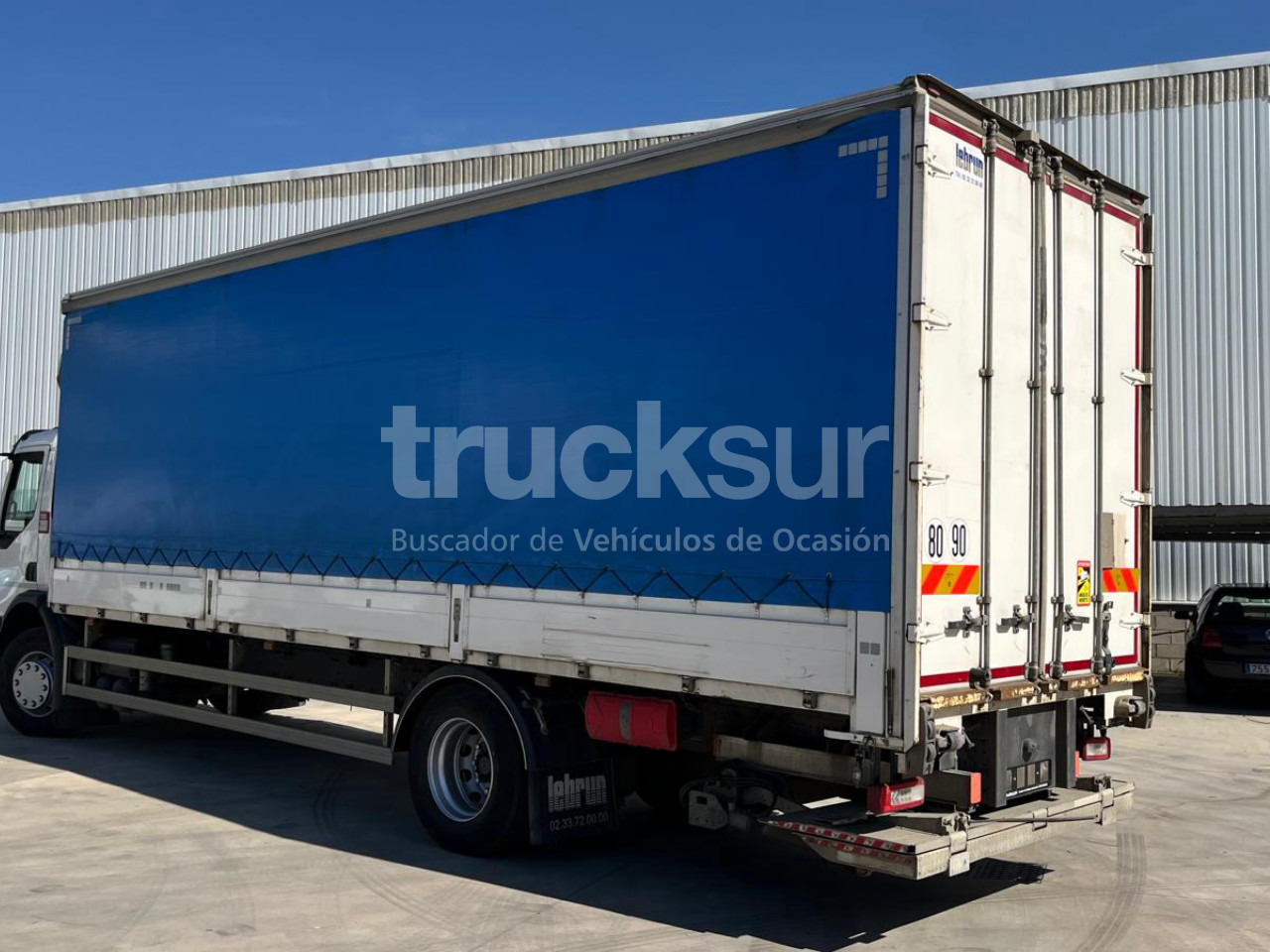 RENAULT D18.320 - Камион с брезент: снимка 3 RENAULT D18.320 - Камион с брезент: снимка 3