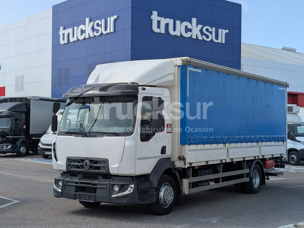 RENAULT D240.12 - Камион с брезент: снимка 1 RENAULT D240.12 - Камион с брезент: снимка 1