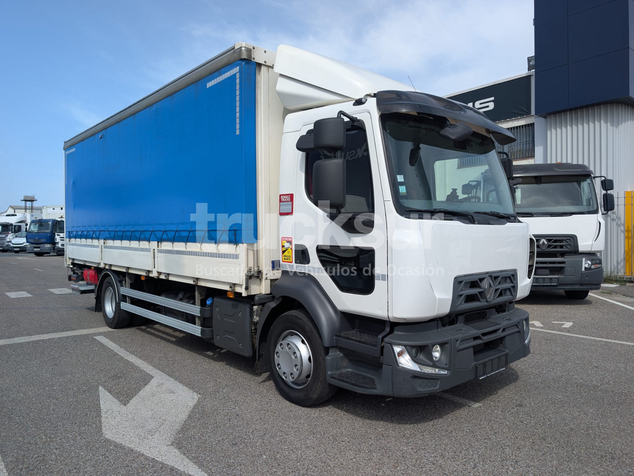 RENAULT D240.12 - Камион с брезент: снимка 2 RENAULT D240.12 - Камион с брезент: снимка 2