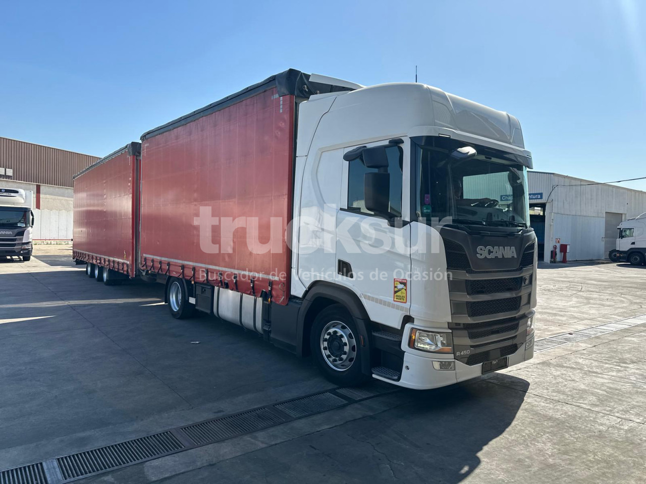 SCANIA R450.18 - Камион с брезент: снимка 1 SCANIA R450.18 - Камион с брезент: снимка 1