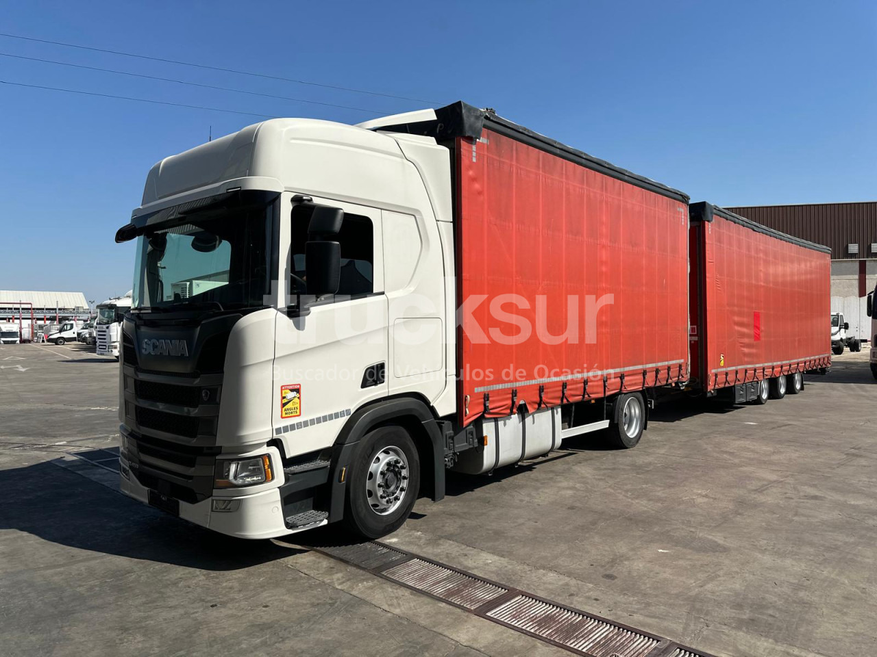 SCANIA R450.18 - Камион с брезент: снимка 2 SCANIA R450.18 - Камион с брезент: снимка 2