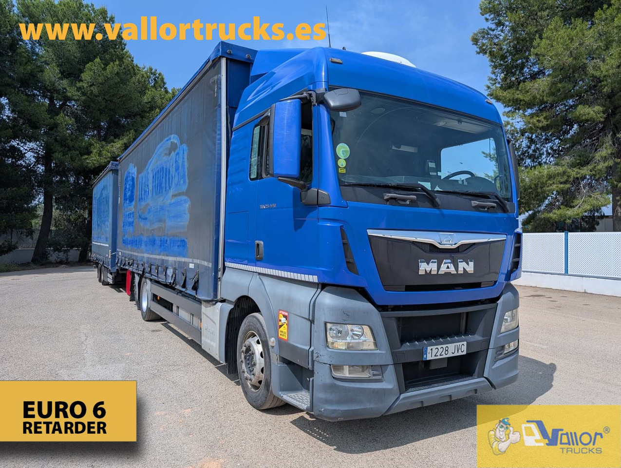 MAN TGX 26.440 - ROAD TRAIN - Камион с брезент: снимка 2 MAN TGX 26.440 - ROAD TRAIN - Камион с брезент: снимка 2