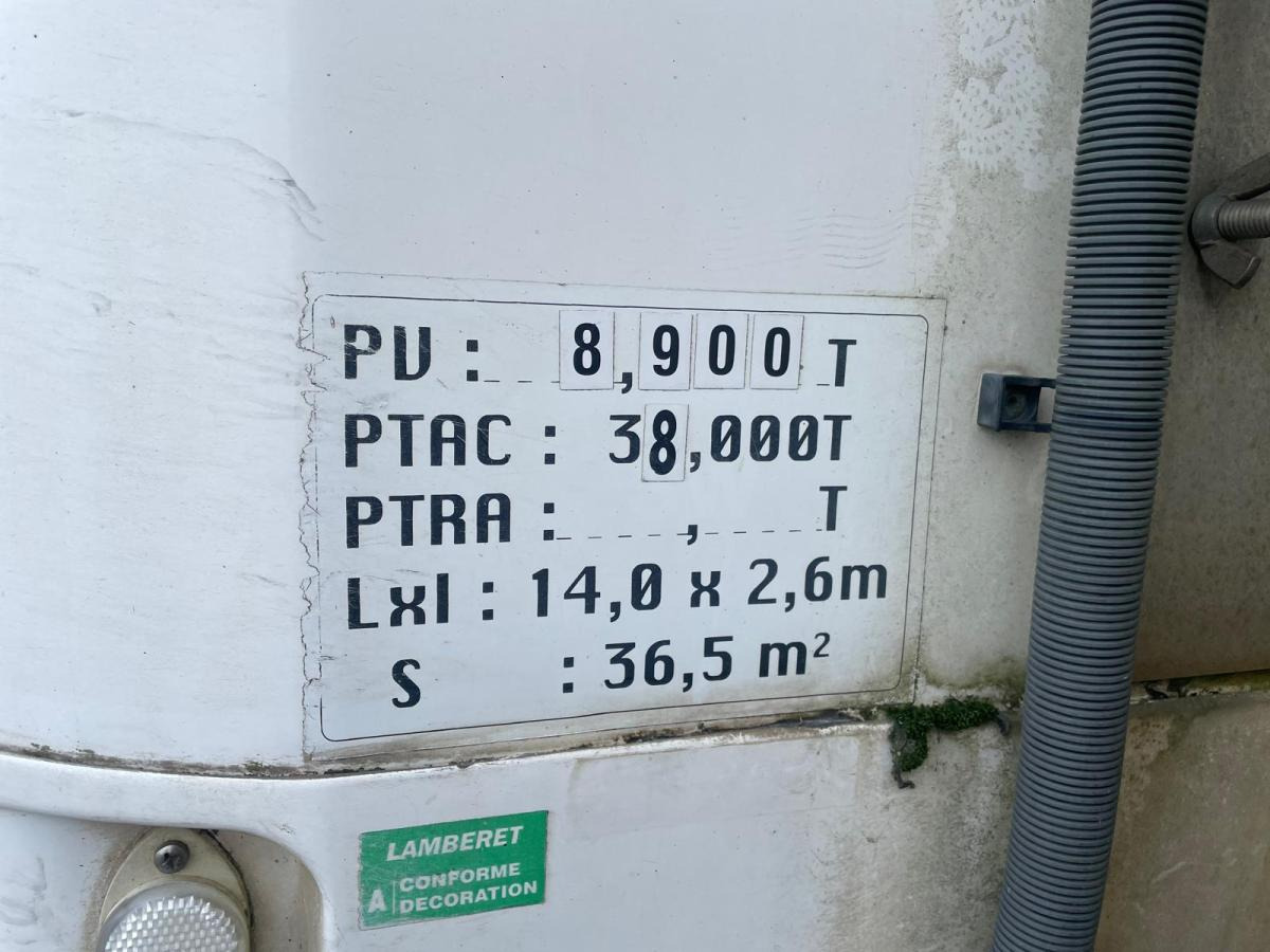 Рефрижератор полуремарке Lamberet: снимка 7 Рефрижератор полуремарке Lamberet: снимка 7