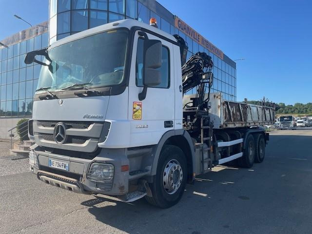 Mercedes Actros 2632 - Самосвал камион, Камион с кран: снимка 1 Mercedes Actros 2632 - Самосвал камион, Камион с кран: снимка 1