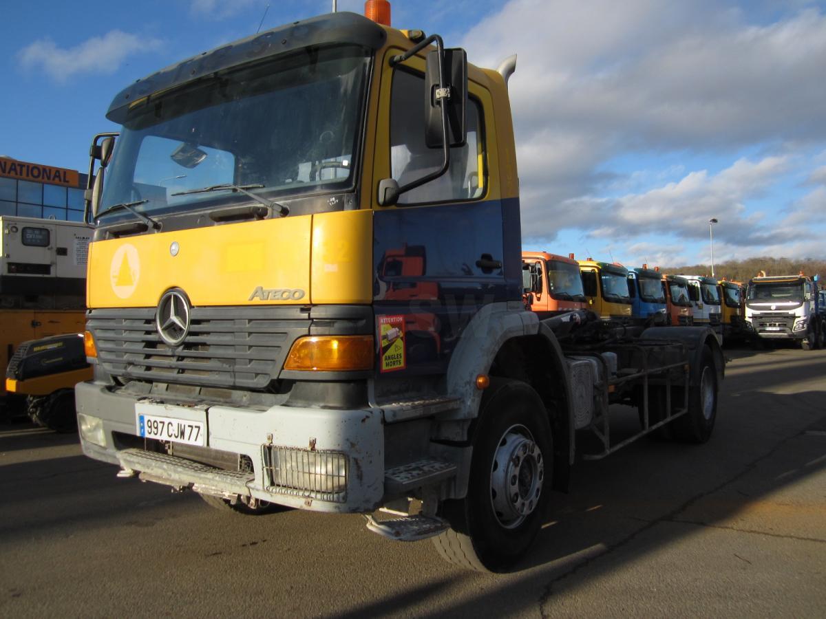 Mercedes Atego 1823 - Мултилифт с кука камион: снимка 1 Mercedes Atego 1823 - Мултилифт с кука камион: снимка 1