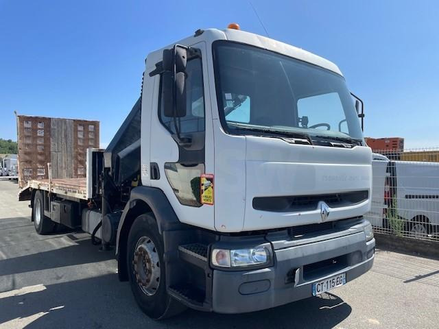 Renault Premium 250 - Бордови камион, Камион с кран: снимка 2 Renault Premium 250 - Бордови камион, Камион с кран: снимка 2