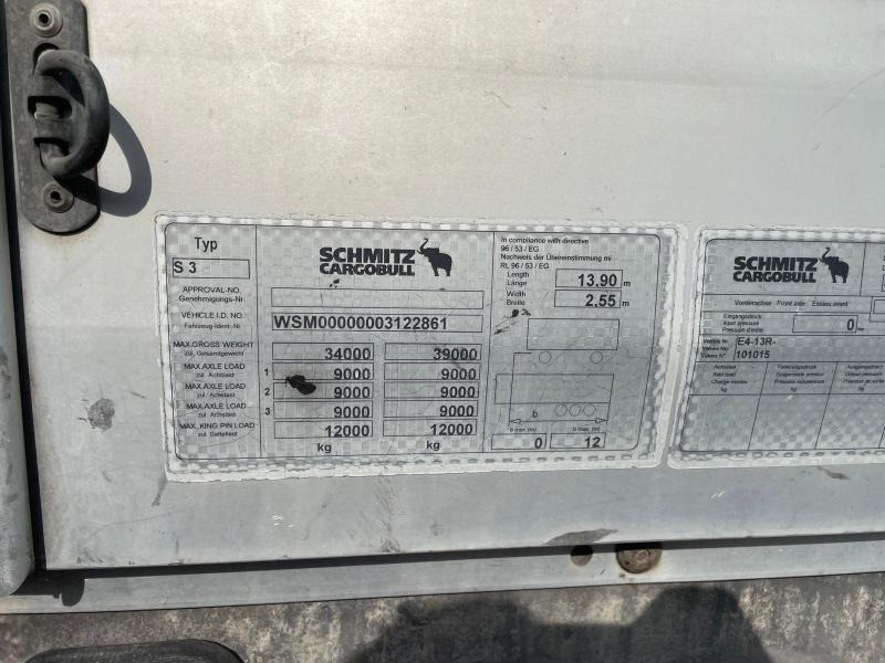 Schmitz Cargobull - Брезентово полуремарке: снимка 4 Schmitz Cargobull - Брезентово полуремарке: снимка 4