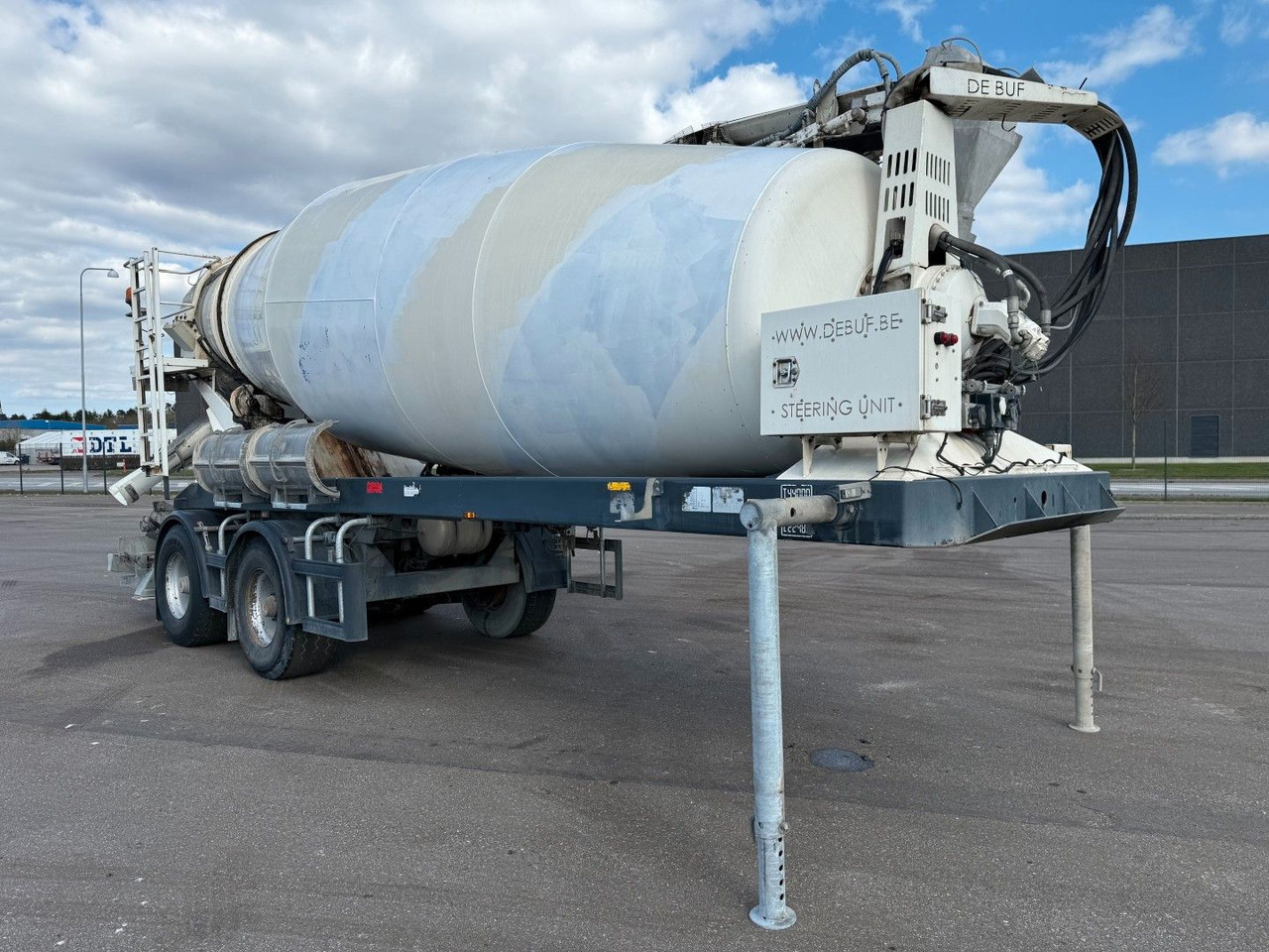 De Buf BM 12-36-2SPR w/ Belt Theam TSR15 / Beton - Полуремарке бетон миксер: снимка 3 De Buf BM 12-36-2SPR w/ Belt Theam TSR15 / Beton - Полуремарке бетон миксер: снимка 3