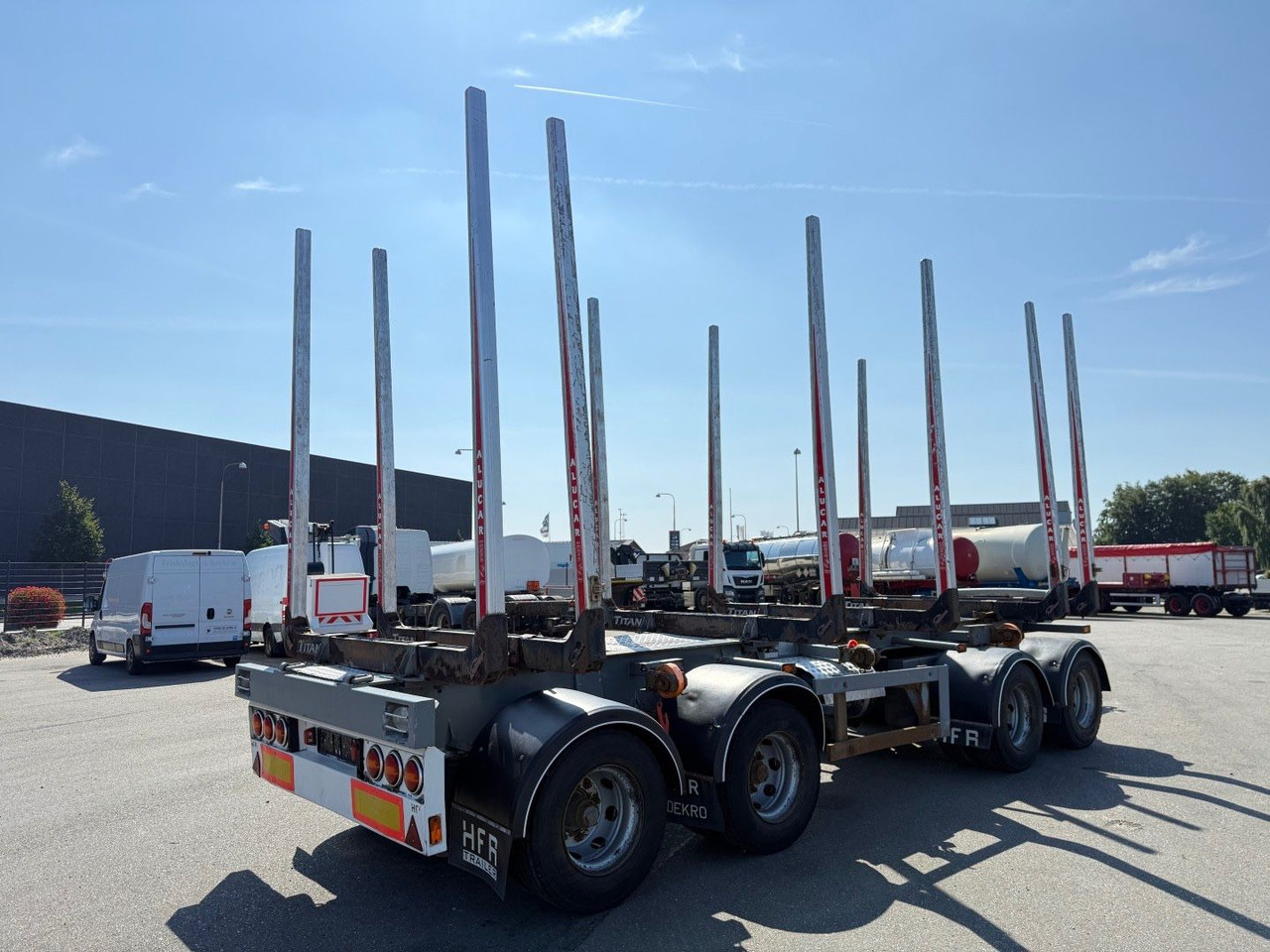 HFR 30 t. 4 axles Timber / Wood / Holz transport - Ремарке за дърва: снимка 3 HFR 30 t. 4 axles Timber / Wood / Holz transport - Ремарке за дърва: снимка 3