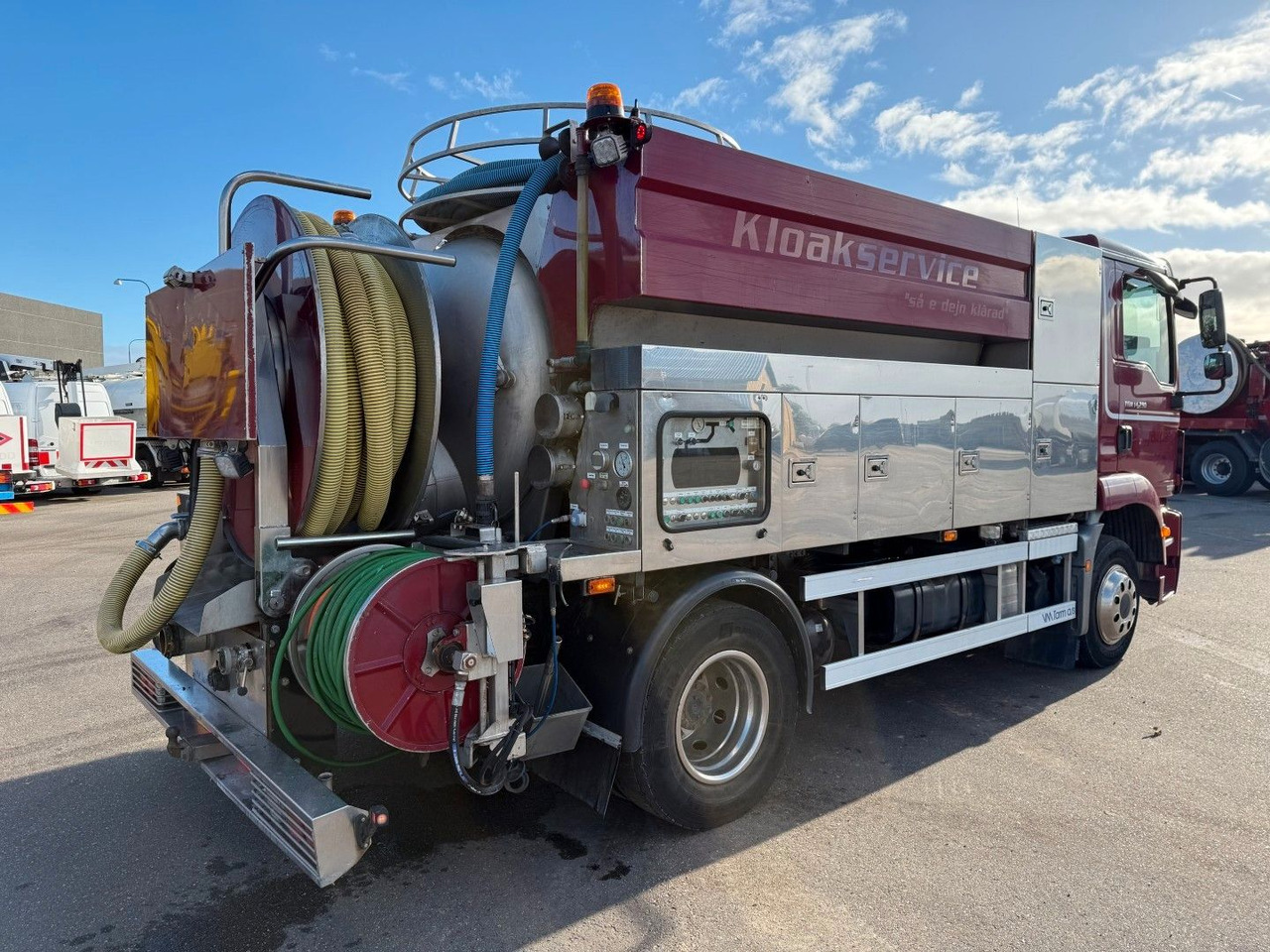MAN TGM 14.250 VM-Tarm Stainless Steel 4000 l. Kombi - Каналопочистваща машина: снимка 3 MAN TGM 14.250 VM-Tarm Stainless Steel 4000 l. Kombi - Каналопочистваща машина: снимка 3