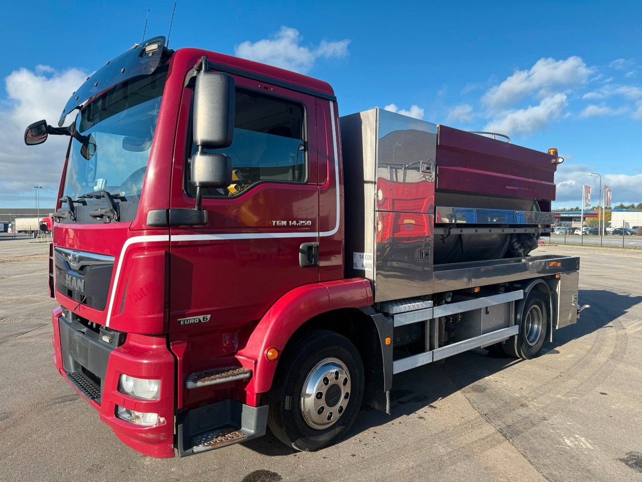 MAN TGM 14.250 VM-Tarm Stainless Steel 5600 l. Kombi - Каналопочистваща машина: снимка 1 MAN TGM 14.250 VM-Tarm Stainless Steel 5600 l. Kombi - Каналопочистваща машина: снимка 1