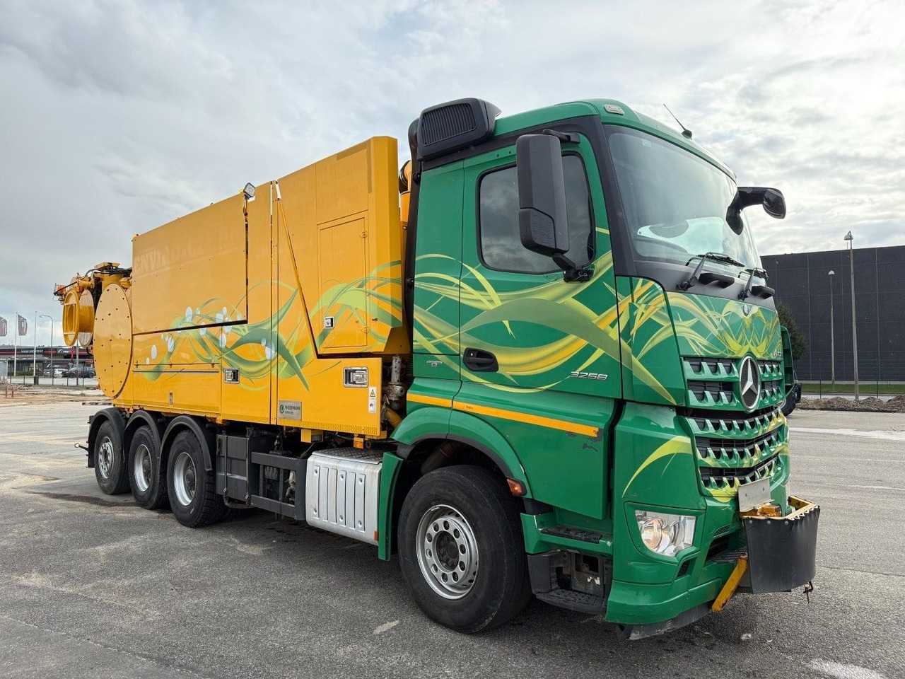 Mercedes-Benz 3258 RHD 8x4-4 Wiedemann Super 1000 Recycler - Каналопочистваща машина: снимка 1 Mercedes-Benz 3258 RHD 8x4-4 Wiedemann Super 1000 Recycler - Каналопочистваща машина: снимка 1