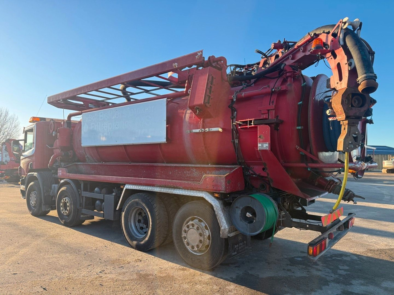 Scania 114/380 8x2*6 Assmann 14 m3 Vacuumtruck - Каналопочистваща машина: снимка 4 Scania 114/380 8x2*6 Assmann 14 m3 Vacuumtruck - Каналопочистваща машина: снимка 4