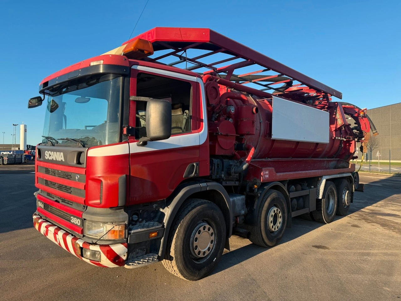 Scania 114/380 8x2*6 Assmann 14 m3 Vacuumtruck - Каналопочистваща машина: снимка 1 Scania 114/380 8x2*6 Assmann 14 m3 Vacuumtruck - Каналопочистваща машина: снимка 1