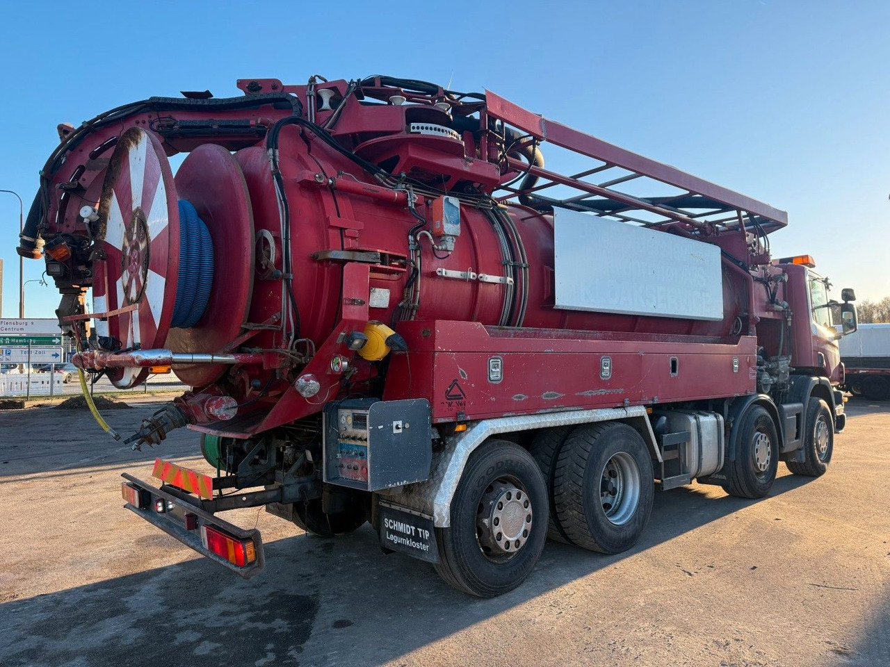 Scania 114/380 8x2*6 Assmann 14 m3 Vacuumtruck - Каналопочистваща машина: снимка 3 Scania 114/380 8x2*6 Assmann 14 m3 Vacuumtruck - Каналопочистваща машина: снимка 3