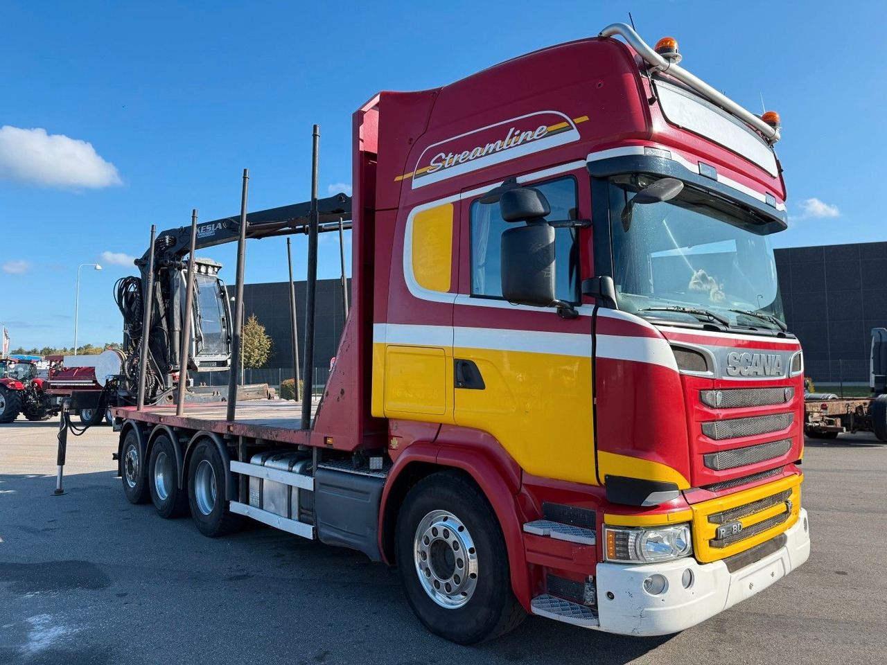 Scania R580 V8 8x4*4 Crane Kesla 21127 / Woodtransport - Камион с кран: снимка 2 Scania R580 V8 8x4*4 Crane Kesla 21127 / Woodtransport - Камион с кран: снимка 2
