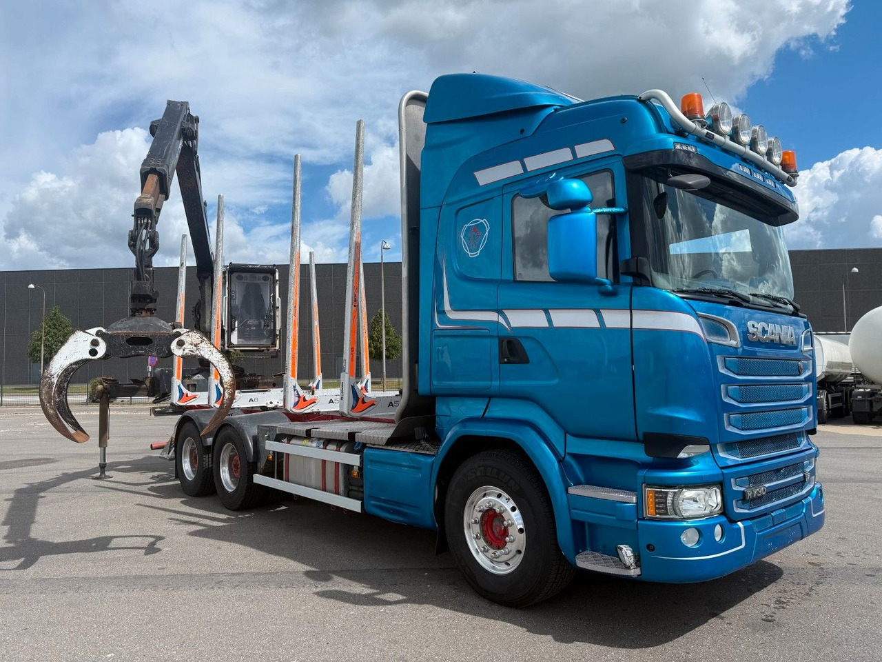 Scania R730 V8 6x4 Palfinger Epsilon M12L80 / Holz - Камион за дърва, Камион с кран: снимка 5 Scania R730 V8 6x4 Palfinger Epsilon M12L80 / Holz - Камион за дърва, Камион с кран: снимка 5