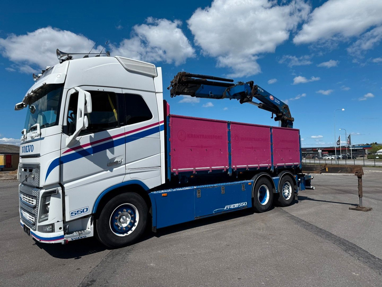 Volvo FH 16.550 6x24 / Crane HMF 3220K4 Euro 6 - Камион с кран: снимка 2 Volvo FH 16.550 6x24 / Crane HMF 3220K4 Euro 6 - Камион с кран: снимка 2