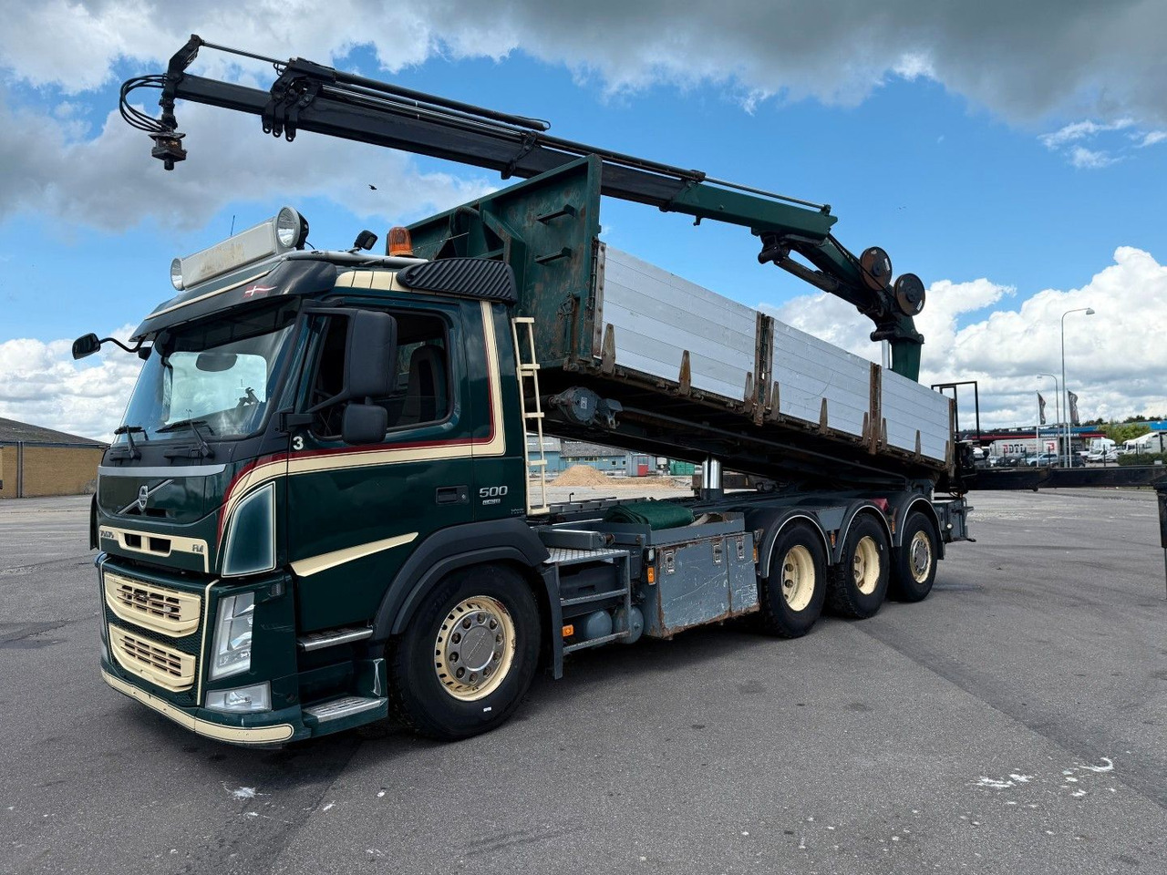 Volvo FM500 8x4*4 Tipper / Crane HMF2620-K5 - Самосвал камион, Камион с кран: снимка 1 Volvo FM500 8x4*4 Tipper / Crane HMF2620-K5 - Самосвал камион, Камион с кран: снимка 1