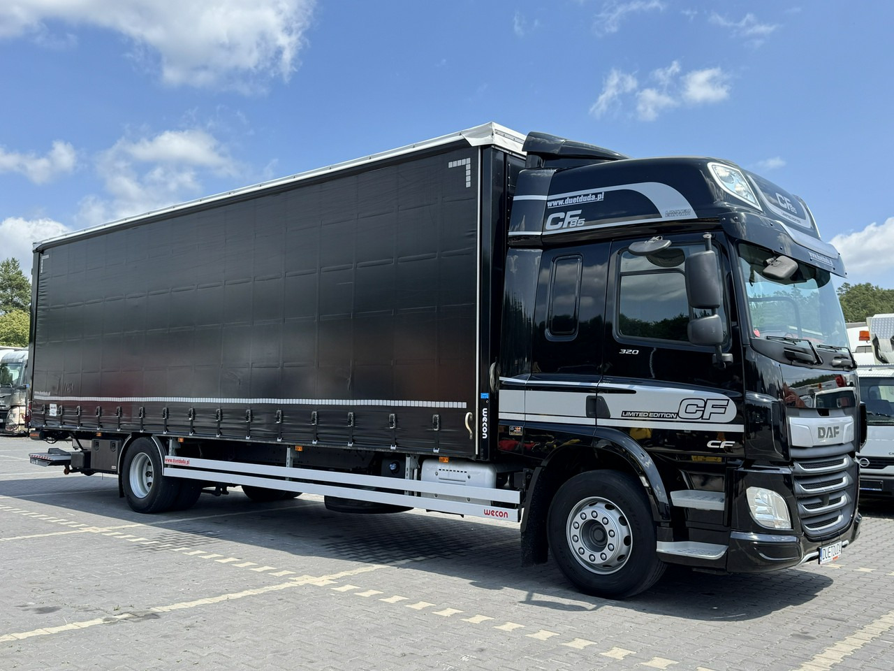DAF CF 320 E6 Winda Firana Tył Drzwi Dach Zsuwany Długi 9.40m - Камион с брезент: снимка 5 DAF CF 320 E6 Winda Firana Tył Drzwi Dach Zsuwany Długi 9.40m - Камион с брезент: снимка 5