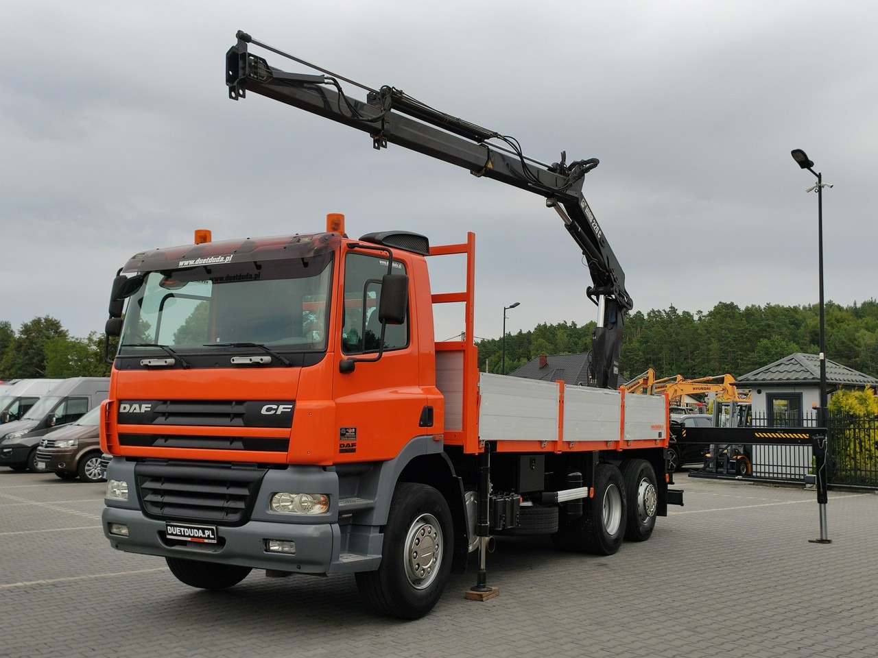 DAF CF 85.380 6x2 Oś Skrętna Skrzynia HDS HIAB 220C + Pilot - Бордови камион, Камион с кран: снимка 2 DAF CF 85.380 6x2 Oś Skrętna Skrzynia HDS HIAB 220C + Pilot - Бордови камион, Камион с кран: снимка 2