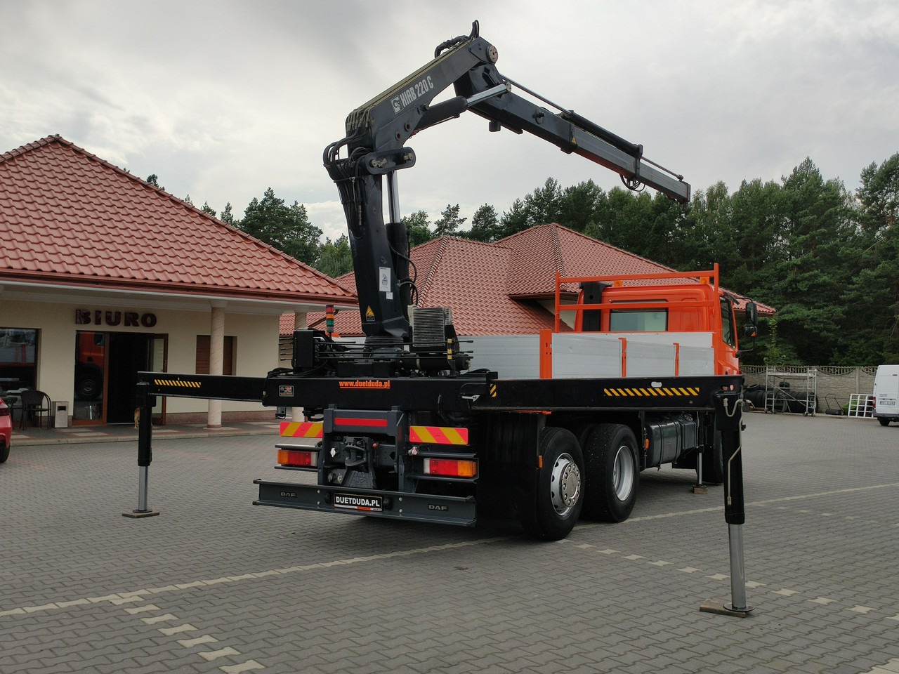 DAF CF 85.380 6x2 Oś Skrętna Skrzynia HDS HIAB 220C + Pilot - Бордови камион, Камион с кран: снимка 5 DAF CF 85.380 6x2 Oś Skrętna Skrzynia HDS HIAB 220C + Pilot - Бордови камион, Камион с кран: снимка 5