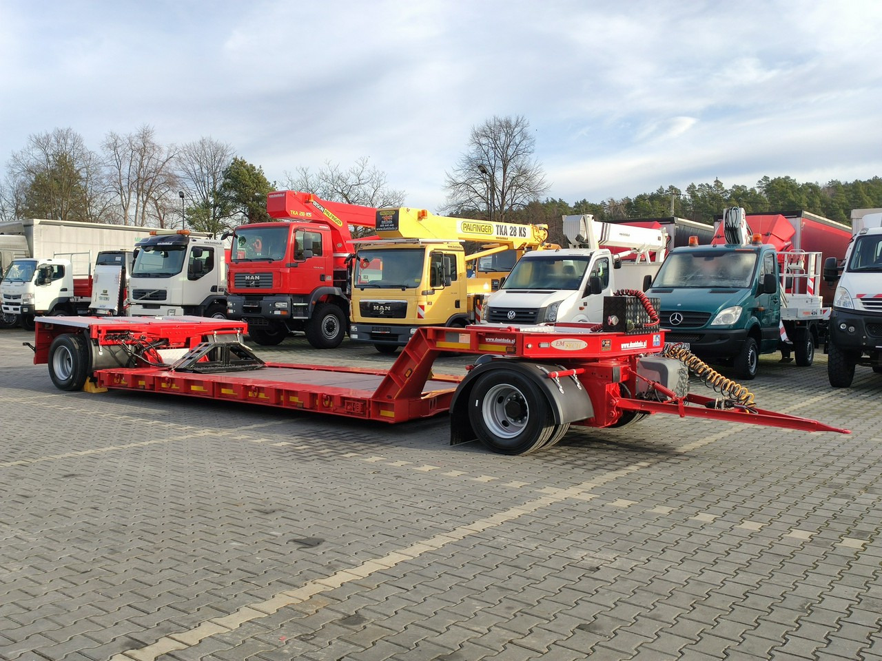 EMTECH 2 osiowa PCN 18 TIEFBETT Zagłębiana Rozciągana Oś Skrętna UNIKAT - Нискорамна площадка полуремарке: снимка 3 EMTECH 2 osiowa PCN 18 TIEFBETT Zagłębiana Rozciągana Oś Skrętna UNIKAT - Нискорамна площадка полуремарке: снимка 3