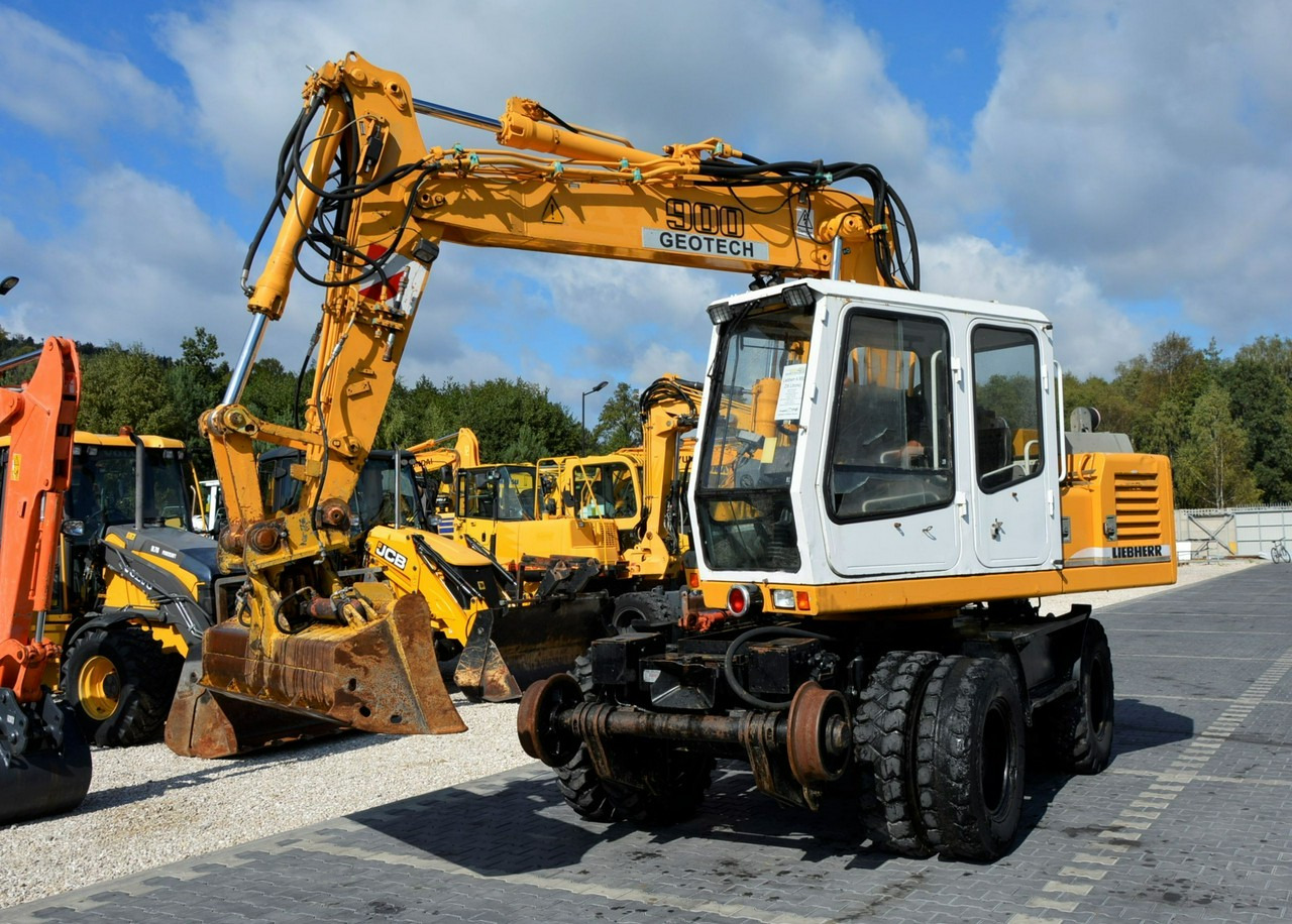 Liebherr A 900 ZW Litronic Koparka + Kolej - Колесен багер: снимка 2 Liebherr A 900 ZW Litronic Koparka + Kolej - Колесен багер: снимка 2