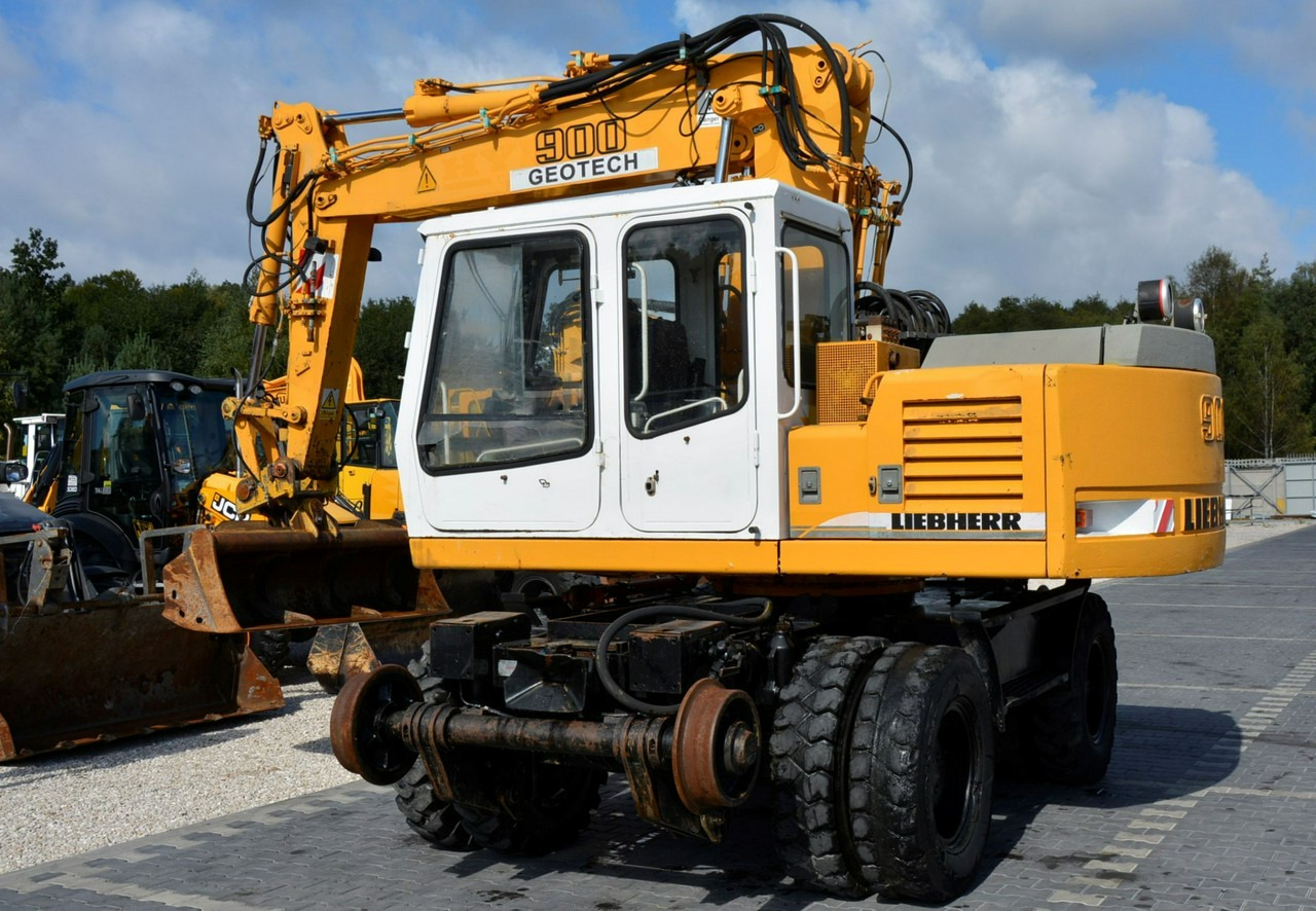 Liebherr A 900 ZW Litronic Koparka + Kolej - Колесен багер: снимка 4 Liebherr A 900 ZW Litronic Koparka + Kolej - Колесен багер: снимка 4