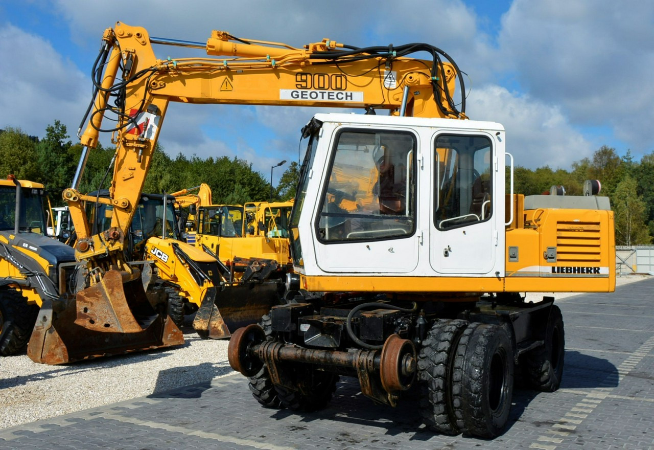 Liebherr A 900 ZW Litronic Koparka + Kolej - Колесен багер: снимка 3 Liebherr A 900 ZW Litronic Koparka + Kolej - Колесен багер: снимка 3
