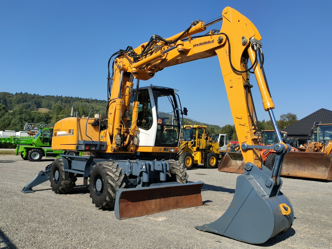 Liebherr A316 Maszyna po Pełnym Tulejowaniu Bez Luzów i Wycieków - Колесен багер: снимка 5 Liebherr A316 Maszyna po Pełnym Tulejowaniu Bez Luzów i Wycieków - Колесен багер: снимка 5