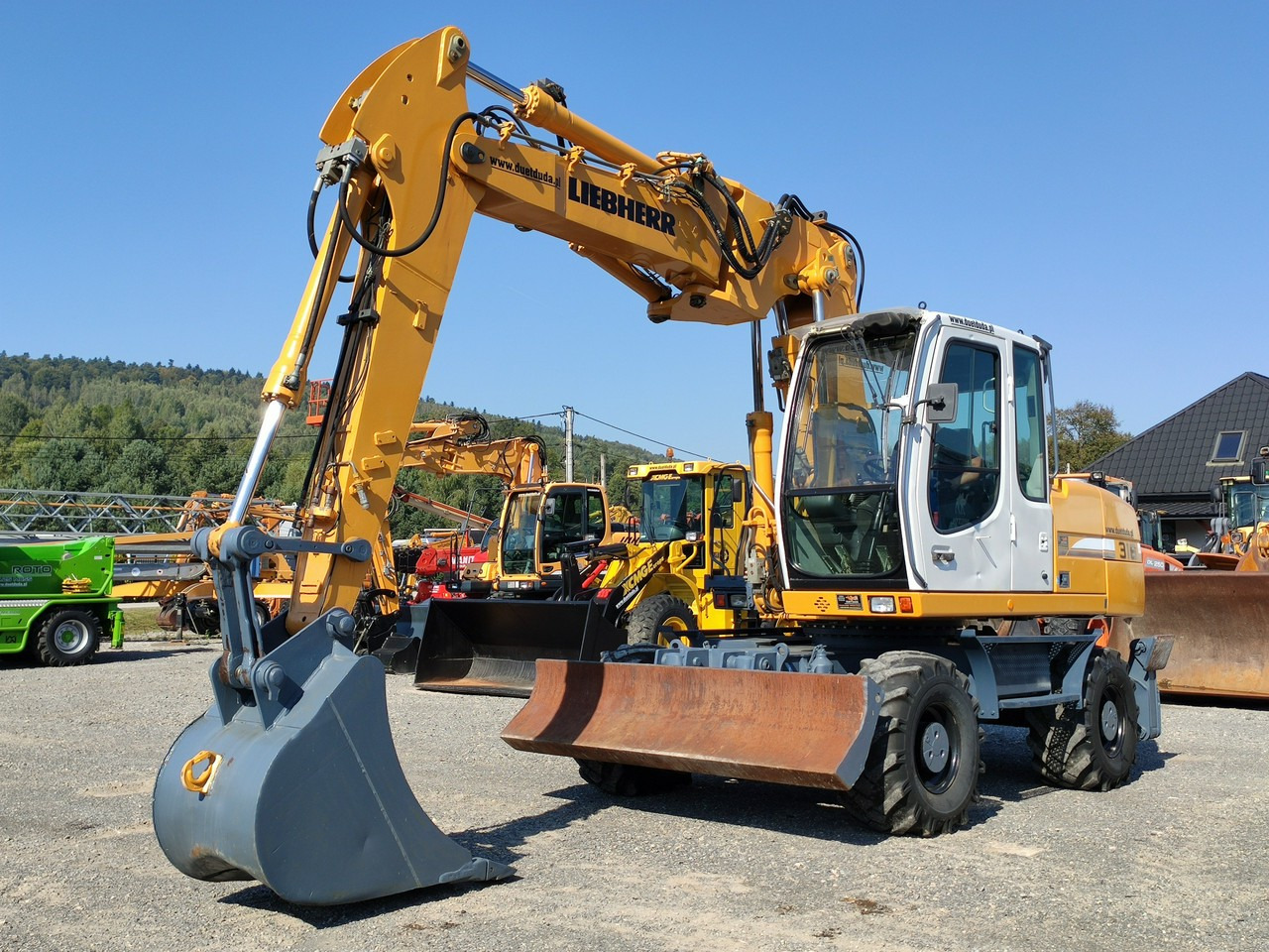 Liebherr A316 Maszyna po Pełnym Tulejowaniu Bez Luzów i Wycieków - Колесен багер: снимка 3 Liebherr A316 Maszyna po Pełnym Tulejowaniu Bez Luzów i Wycieków - Колесен багер: снимка 3