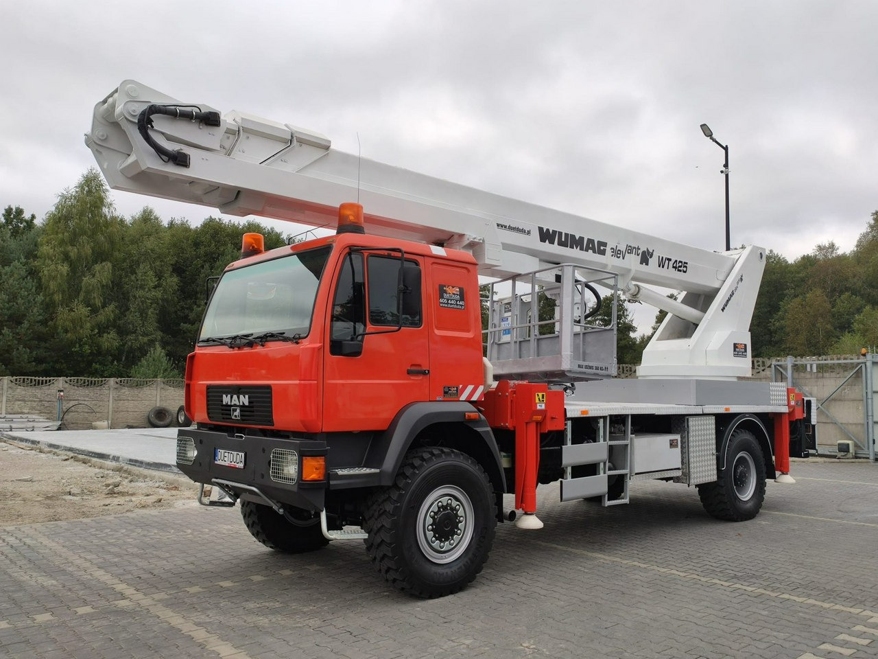 MAN 18.284 4x4 Zwyżka WUMAG WT 425 Podnośnik Koszowy - Автовишка: снимка 5 MAN 18.284 4x4 Zwyżka WUMAG WT 425 Podnośnik Koszowy - Автовишка: снимка 5