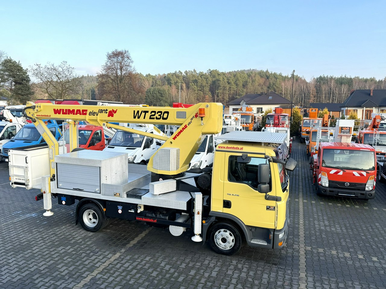 MAN TGL 8.210 Zwyżka WUMAG WT 230 23m w bok 18m podnośnik - Автовишка: снимка 1 MAN TGL 8.210 Zwyżka WUMAG WT 230 23m w bok 18m podnośnik - Автовишка: снимка 1