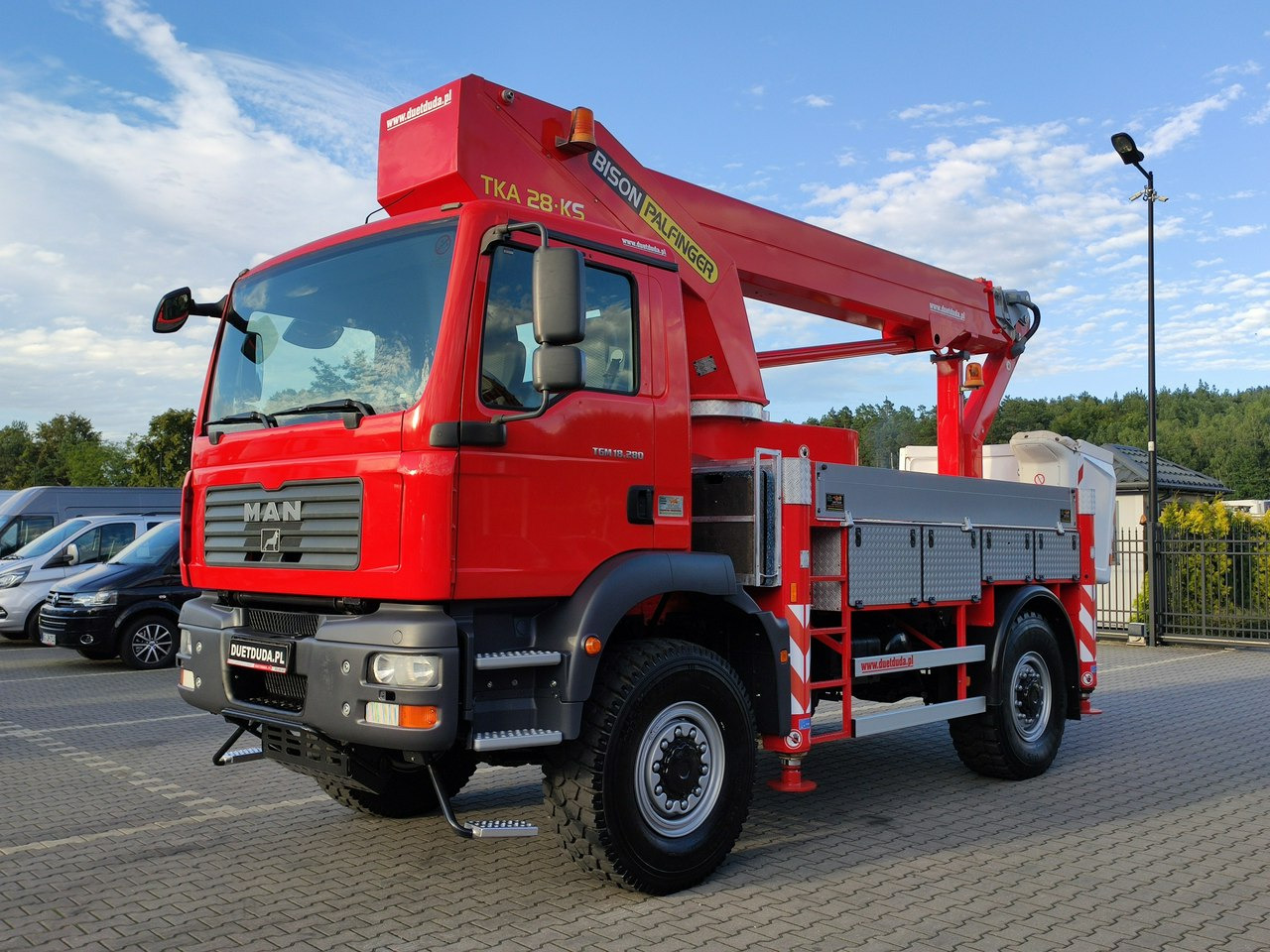 Автовишка MAN TGM 18.280 4x4 Zwyżka Bison Palfinger TKA 28 Podnośnik Koszowy: снимка 28 Автовишка MAN TGM 18.280 4x4 Zwyżka Bison Palfinger TKA 28 Podnośnik Koszowy: снимка 28