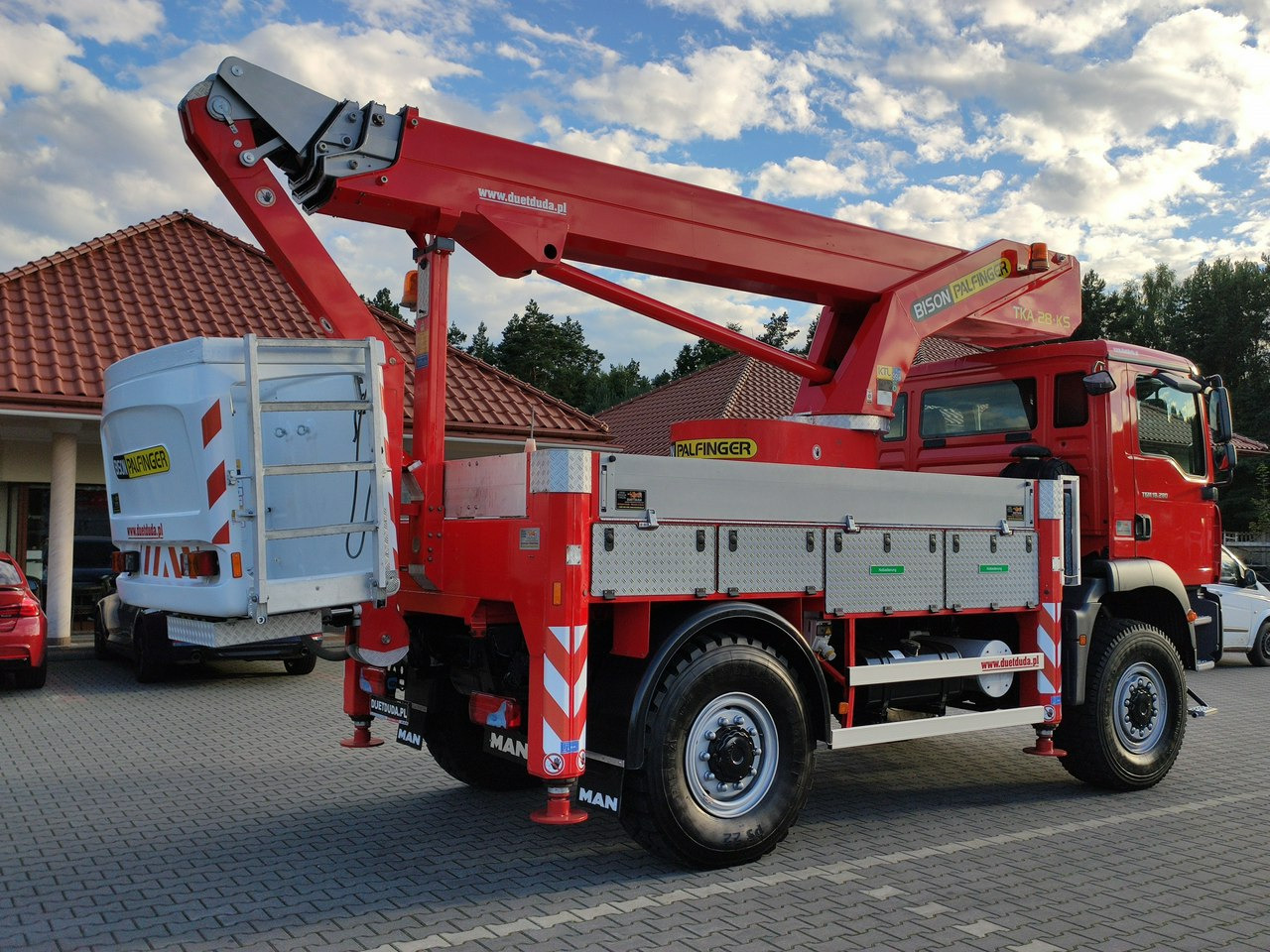 Автовишка MAN TGM 18.280 4x4 Zwyżka Bison Palfinger TKA 28 Podnośnik Koszowy: снимка 9 Автовишка MAN TGM 18.280 4x4 Zwyżka Bison Palfinger TKA 28 Podnośnik Koszowy: снимка 9