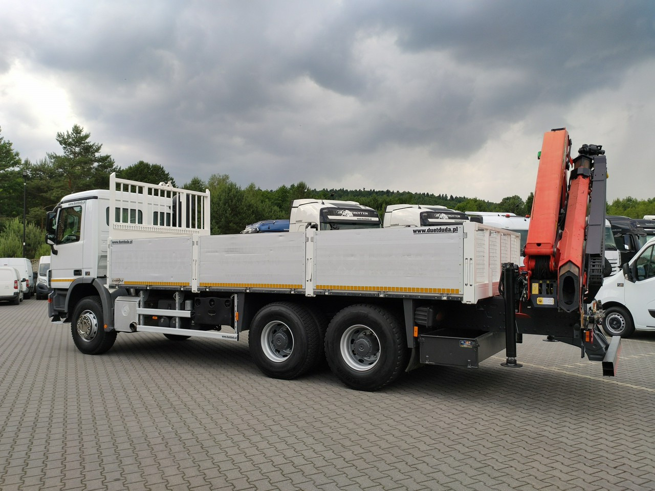 Mercedes Actros 2636 6x4 HDS Palfinger PK 18002-EH Rotato - Бордови камион, Камион с кран: снимка 4 Mercedes Actros 2636 6x4 HDS Palfinger PK 18002-EH Rotato - Бордови камион, Камион с кран: снимка 4