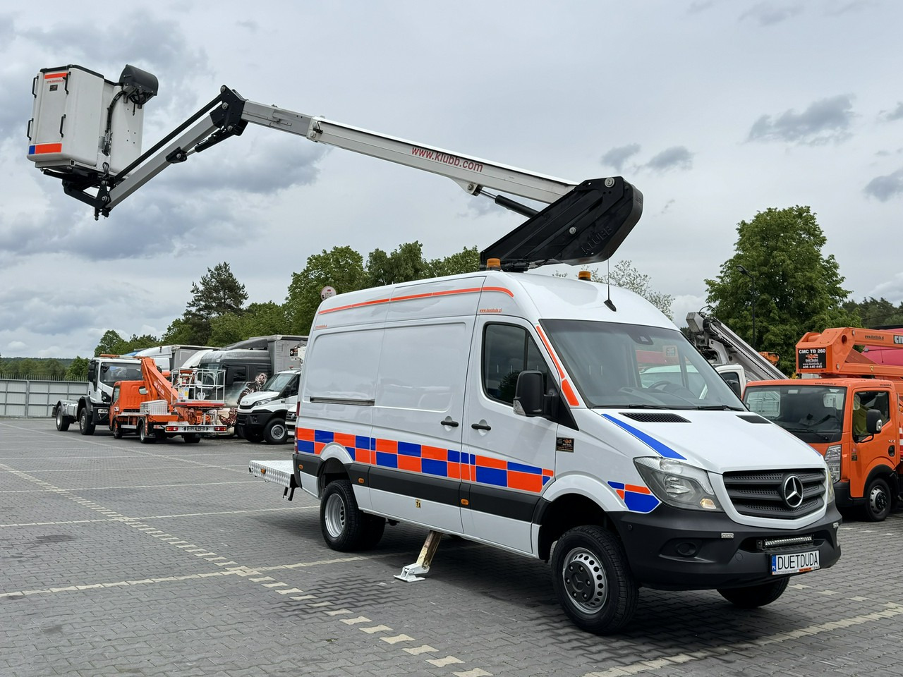 Mercedes Sprinter Zwyżka Podnośnik Koszowy KLUBB K42P UDT WUMAG GSR - Автовишка: снимка 3 Mercedes Sprinter Zwyżka Podnośnik Koszowy KLUBB K42P UDT WUMAG GSR - Автовишка: снимка 3