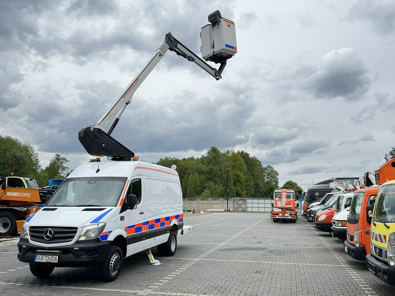 Mercedes Sprinter Zwyżka Podnośnik Koszowy KLUBB K42P UDT WUMAG GSR - Автовишка: снимка 2 Mercedes Sprinter Zwyżka Podnośnik Koszowy KLUBB K42P UDT WUMAG GSR - Автовишка: снимка 2