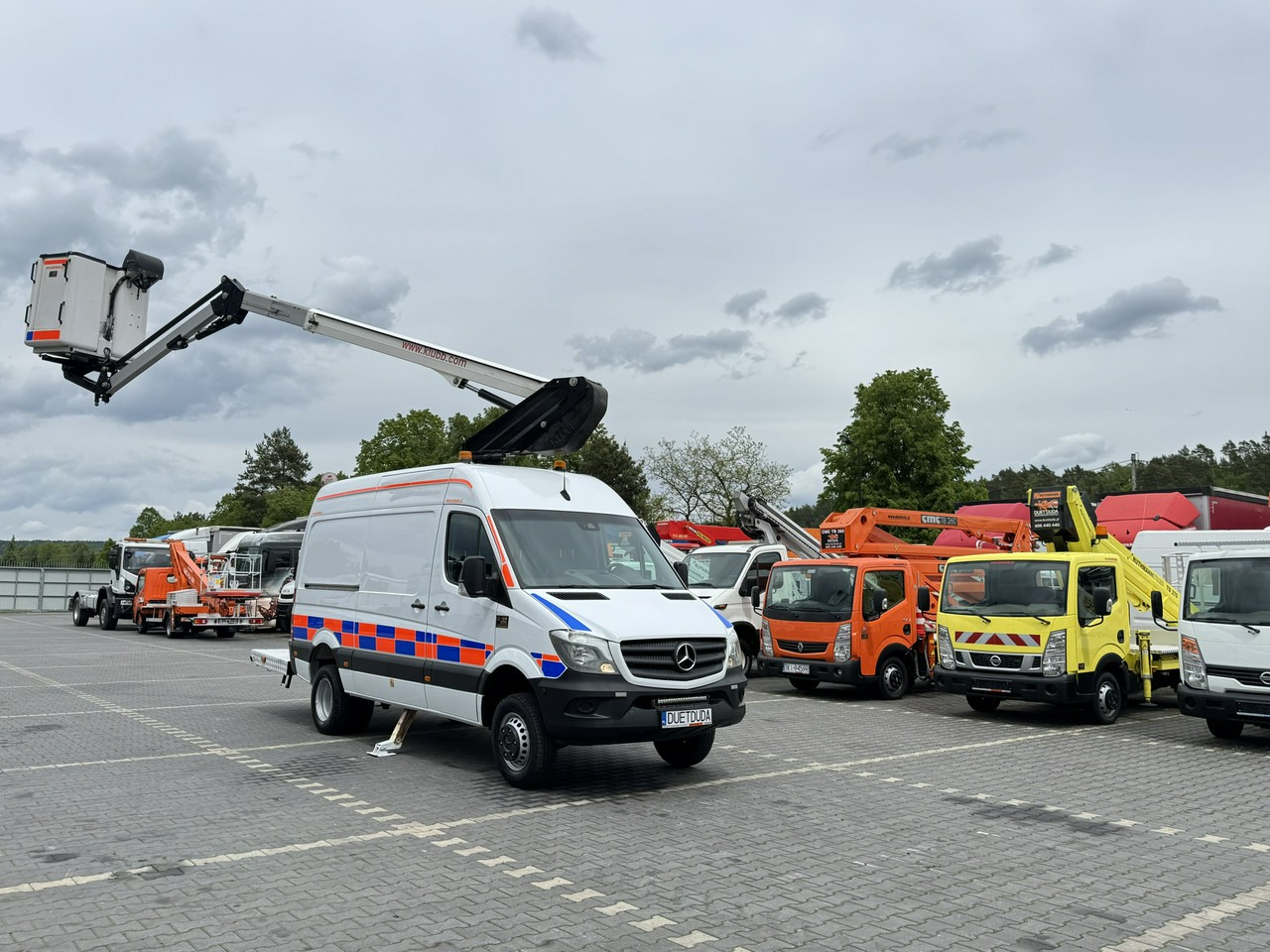 Mercedes Sprinter Zwyżka Podnośnik Koszowy KLUBB K42P UDT WUMAG GSR - Автовишка: снимка 5 Mercedes Sprinter Zwyżka Podnośnik Koszowy KLUBB K42P UDT WUMAG GSR - Автовишка: снимка 5