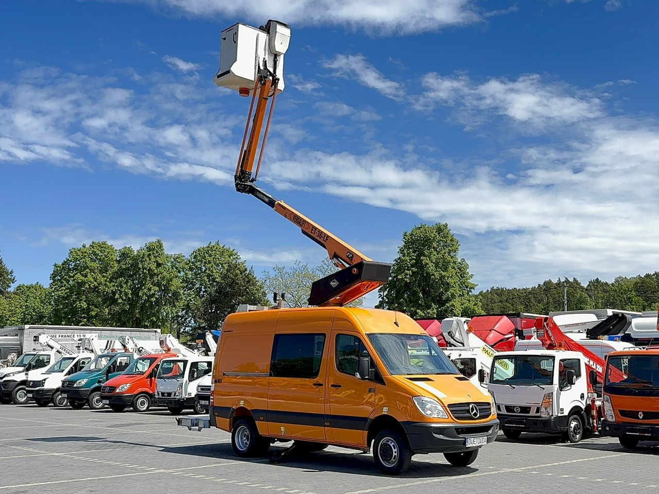 Mercedes Sprinter Zwyżka Podnośnik Koszowy VERSALIFT KLUBB ET-36-LF UDT - Автовишка: снимка 1 Mercedes Sprinter Zwyżka Podnośnik Koszowy VERSALIFT KLUBB ET-36-LF UDT - Автовишка: снимка 1