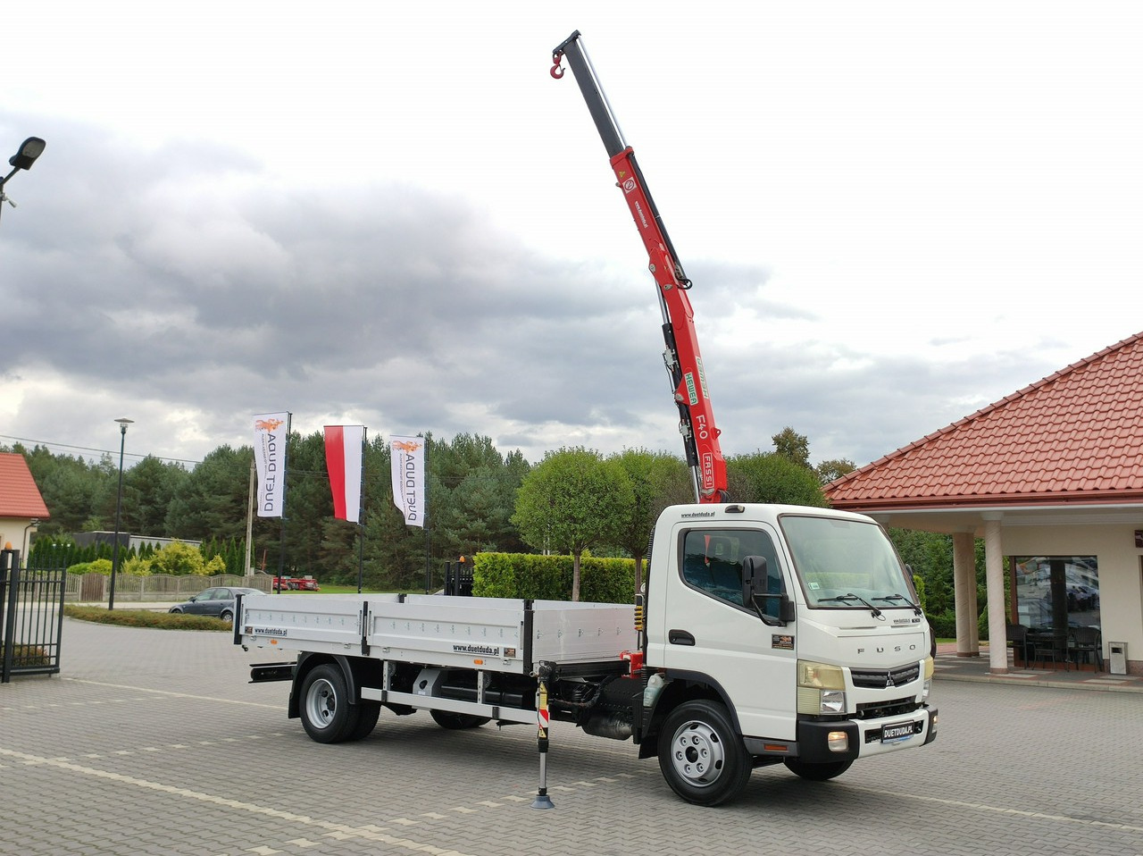 Mitsubishi Canter Fuso 7C15 3.0/150KM HDS FASSI F40 UNIKAT Super Stan !!! - Бордови камион, Камион с кран: снимка 5 Mitsubishi Canter Fuso 7C15 3.0/150KM HDS FASSI F40 UNIKAT Super Stan !!! - Бордови камион, Камион с кран: снимка 5