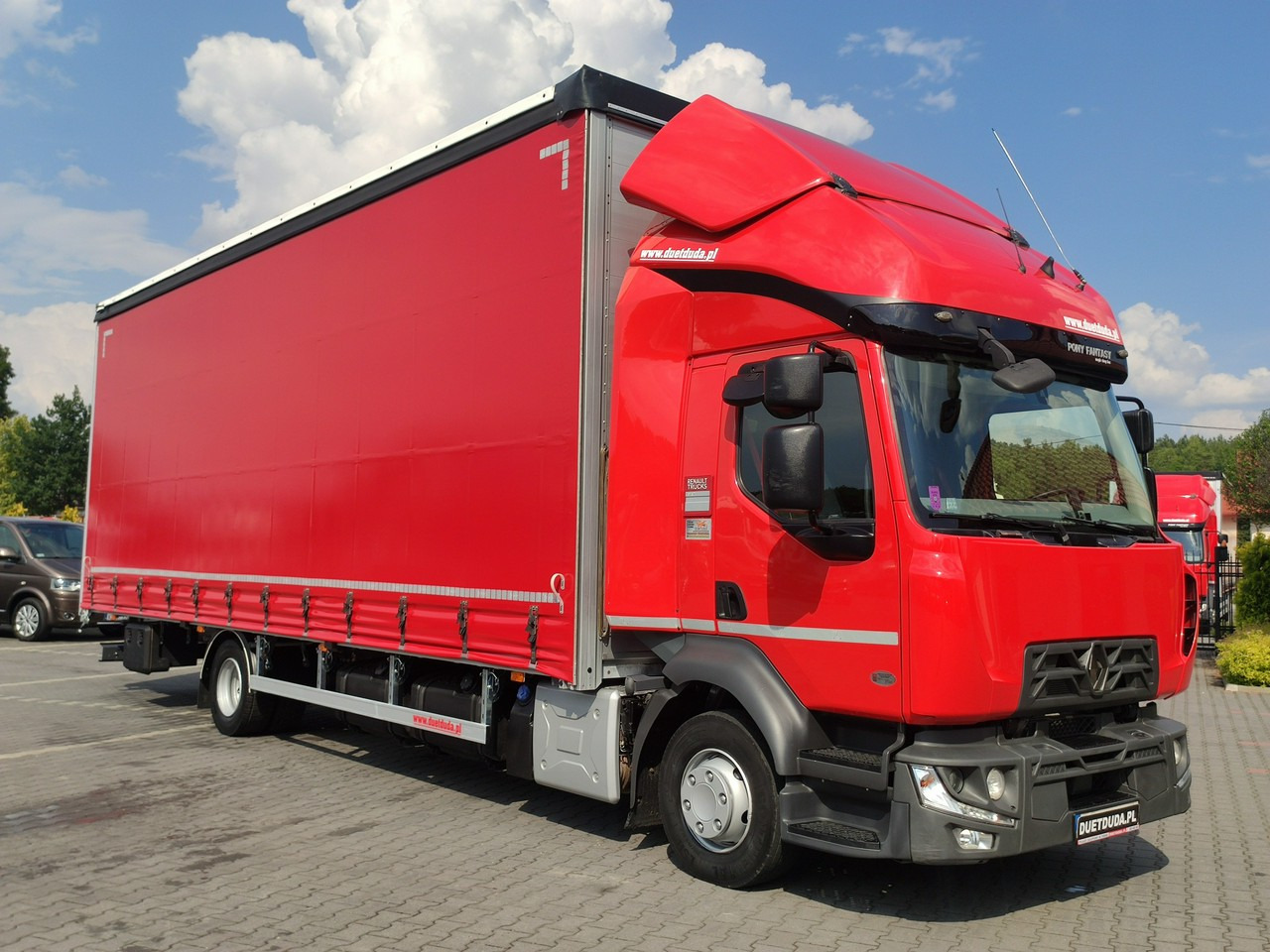 Renault D12.240 E6 Firana Tył Drzwi Dach Zsuwany Długa 830cm - Камион с брезент: снимка 1 Renault D12.240 E6 Firana Tył Drzwi Dach Zsuwany Długa 830cm - Камион с брезент: снимка 1