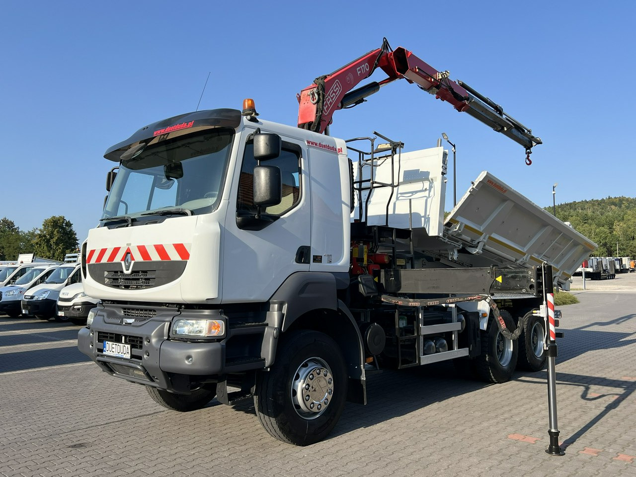 Renault Kerax 26.390 6x4 Mocny HDS FASSI F170 Sterowanie Radiowe - Самосвал камион, Камион с кран: снимка 1 Renault Kerax 26.390 6x4 Mocny HDS FASSI F170 Sterowanie Radiowe - Самосвал камион, Камион с кран: снимка 1