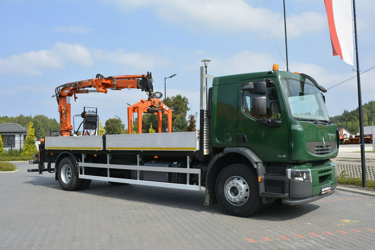 Renault Premium 180.240DXI długość Skrzyni-6.820cm + HDS TEREX TLC 92.2 - Бордови камион, Камион с кран: снимка 2 Renault Premium 180.240DXI długość Skrzyni-6.820cm + HDS TEREX TLC 92.2 - Бордови камион, Камион с кран: снимка 2