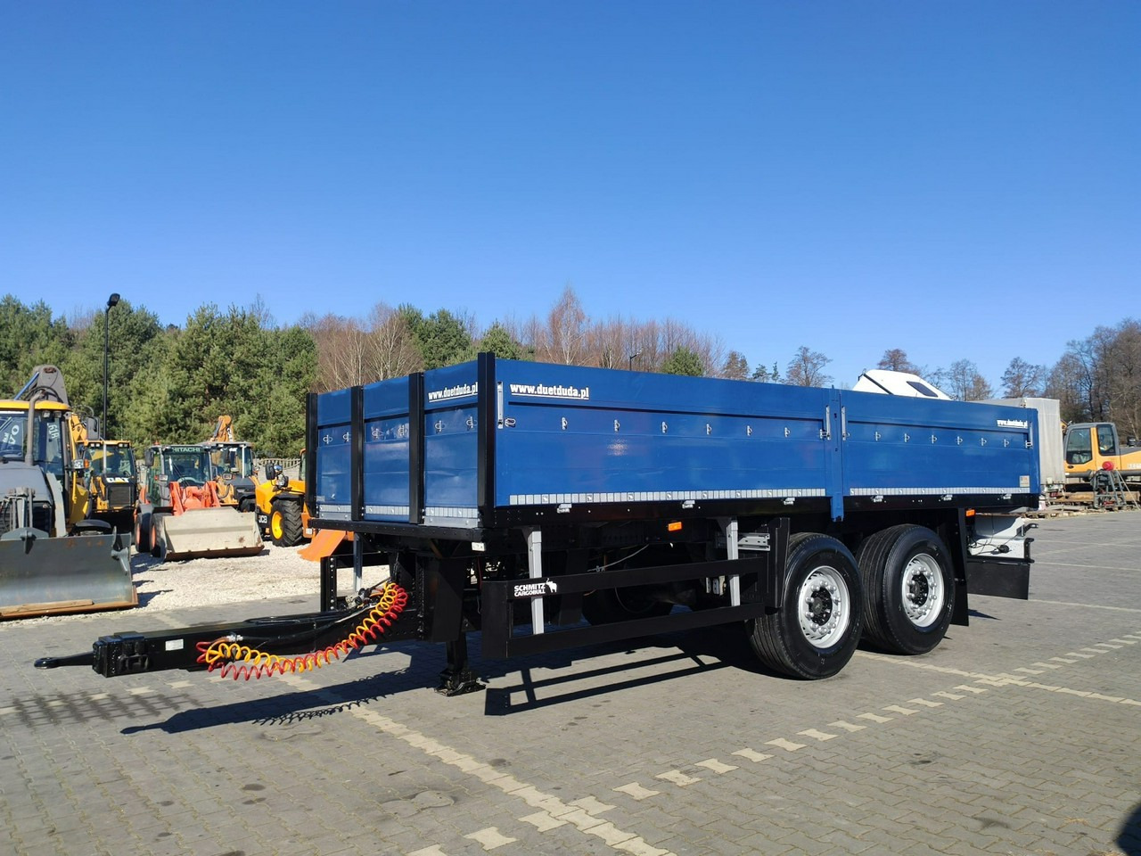 Schmitz Cargobull Ciężarowa 2-osiowa na poduszkach Tandem Stan Unikat !!! - Бордово ремарке/ Платформа: снимка 1 Schmitz Cargobull Ciężarowa 2-osiowa na poduszkach Tandem Stan Unikat !!! - Бордово ремарке/ Платформа: снимка 1