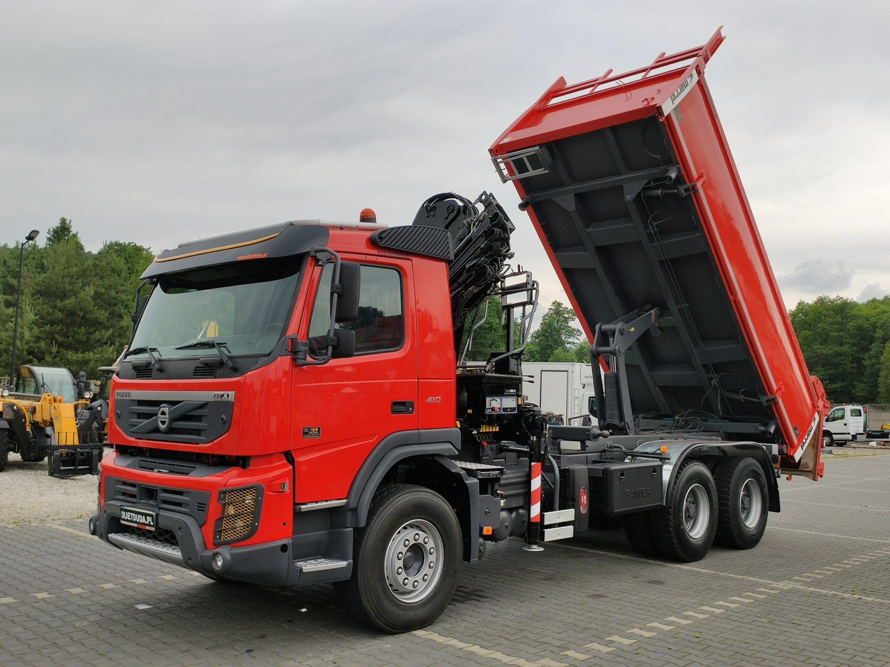 Volvo FMX 410 6x4 13L HDS Radiowy Hydroburta - Самосвал камион, Камион с кран: снимка 2 Volvo FMX 410 6x4 13L HDS Radiowy Hydroburta - Самосвал камион, Камион с кран: снимка 2