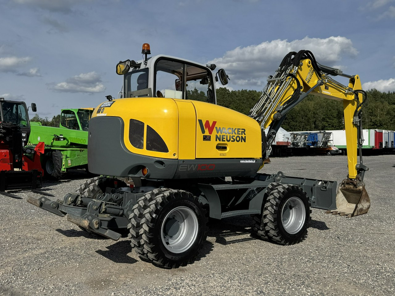 Wacker Neuson EW100 Pług + Podpory 10 ton Szybkozłącze Klimatyzacja - Колесен багер: снимка 2 Wacker Neuson EW100 Pług + Podpory 10 ton Szybkozłącze Klimatyzacja - Колесен багер: снимка 2