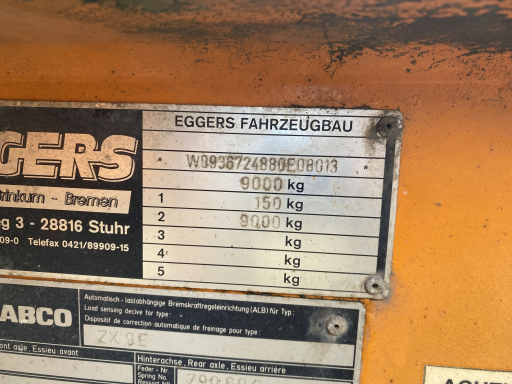 Eggers / für Ballastgewichte - Бордово ремарке/ Платформа: снимка 3 Eggers / für Ballastgewichte - Бордово ремарке/ Платформа: снимка 3