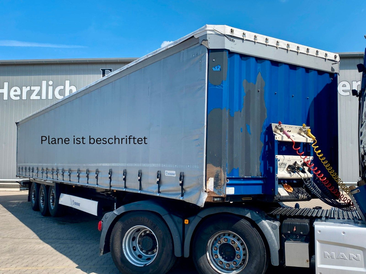 Брезентово полуремарке Krone SD | Edscha*Schiebegardine*Luft-Lift*EBS*BPW: снимка 6